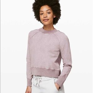 lululemon Ready to Roll Crew Size 6 Washed Vintage Mauve